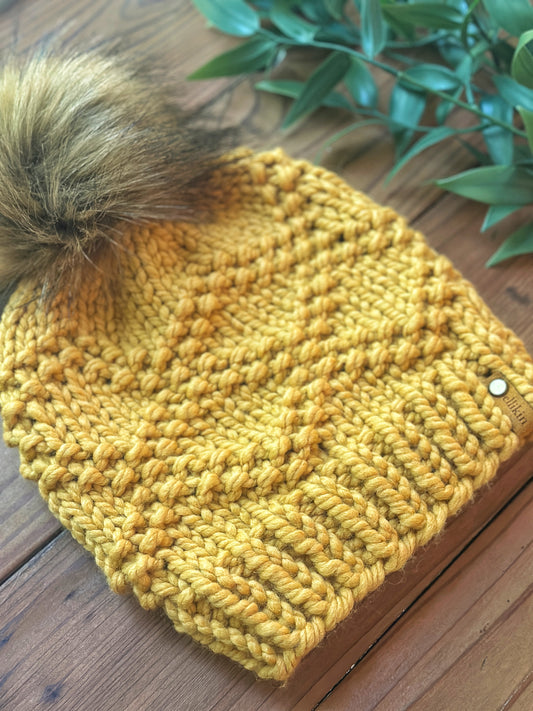 Etta Beanie in Mustard