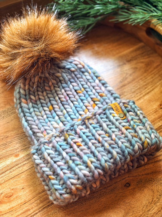 Lakeside Trail Beanie in Brain Freeze