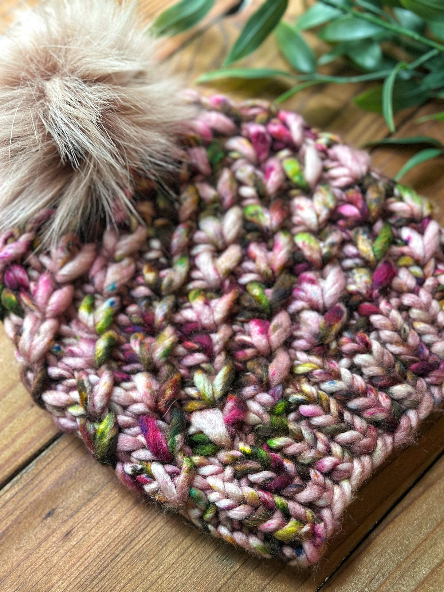 Crush Hat in Dusty Rose