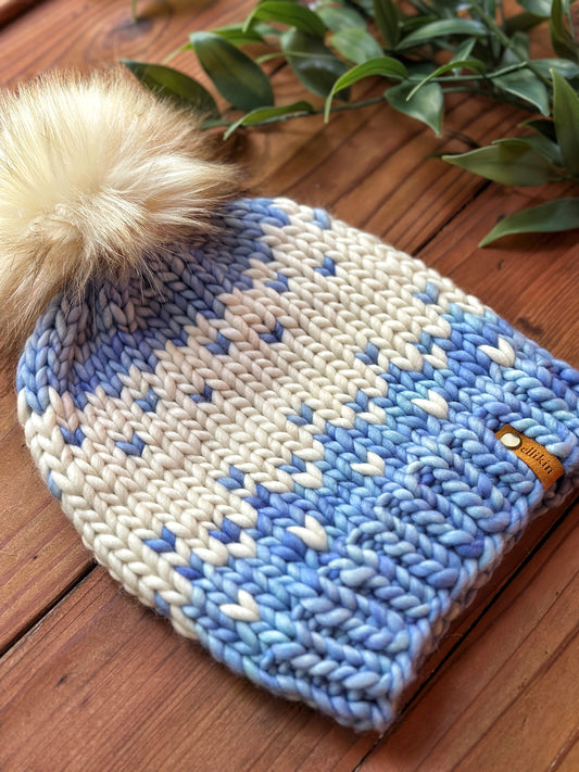 Winterfell Beanie in Aquamarine