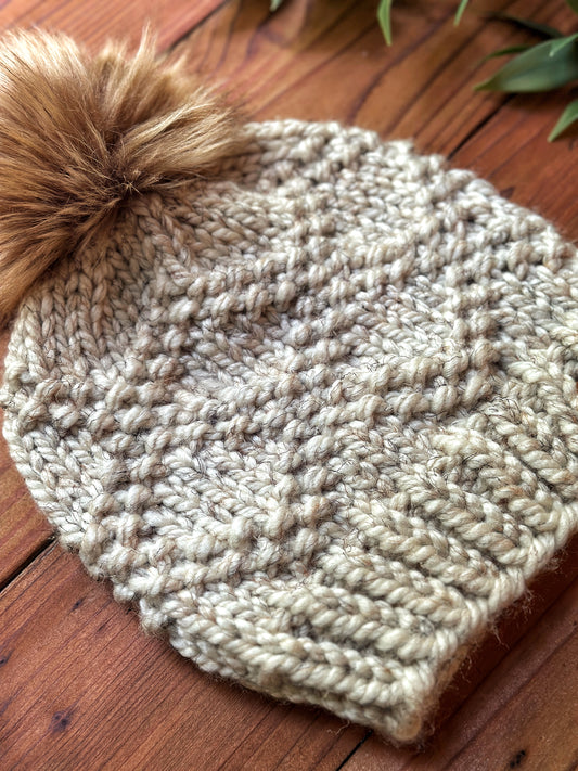 Etta Beanie in Wheat