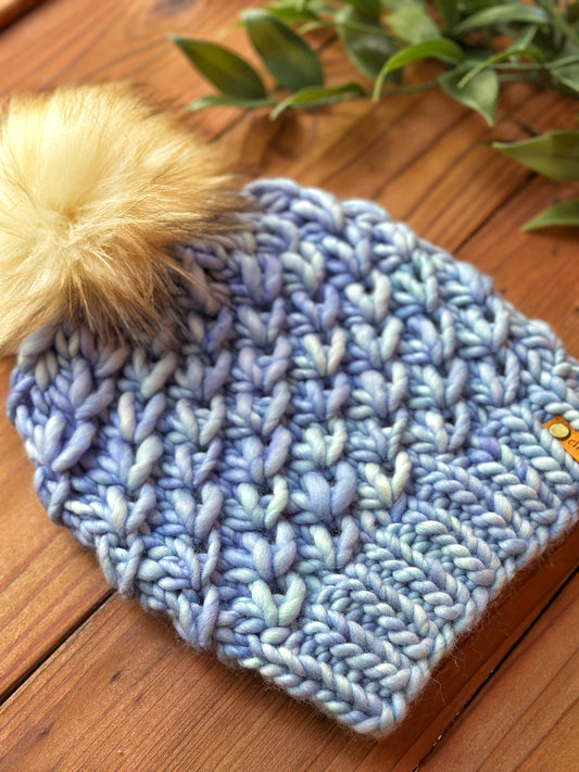 Crush Hat in Aquamarine
