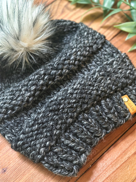 Lola Beanie in Charcoal