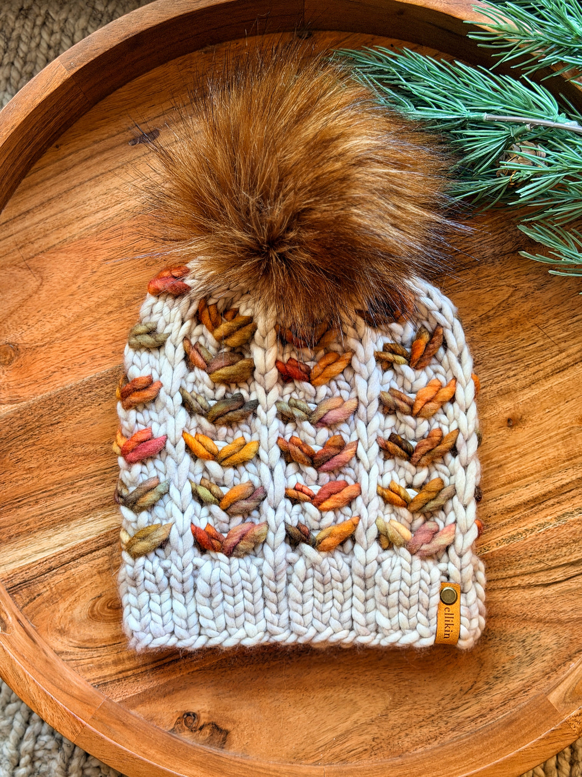 Cora Beanie in Fog/Piedras