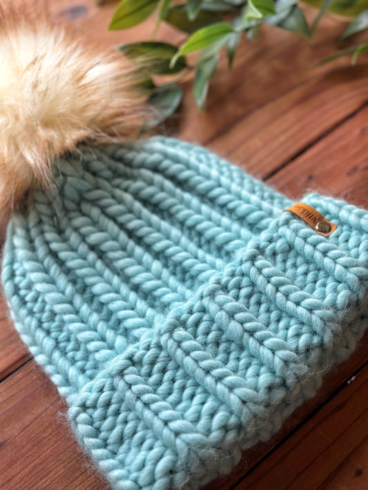 Apres Beanie in Aquamarine