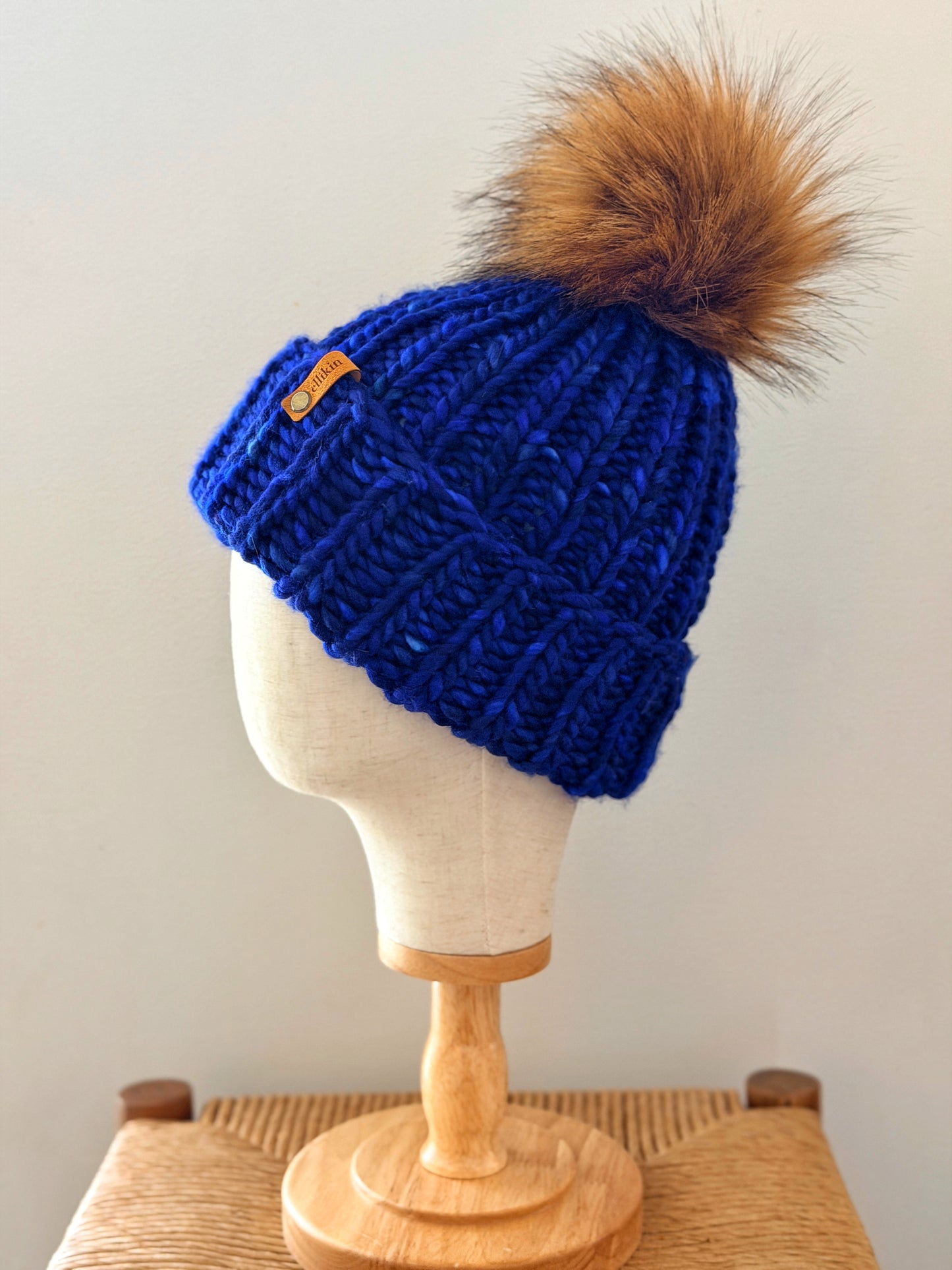 Lakeside Trail Beanie in Bluetiful