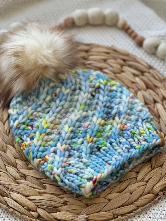 North Road Beanie in Moonstone