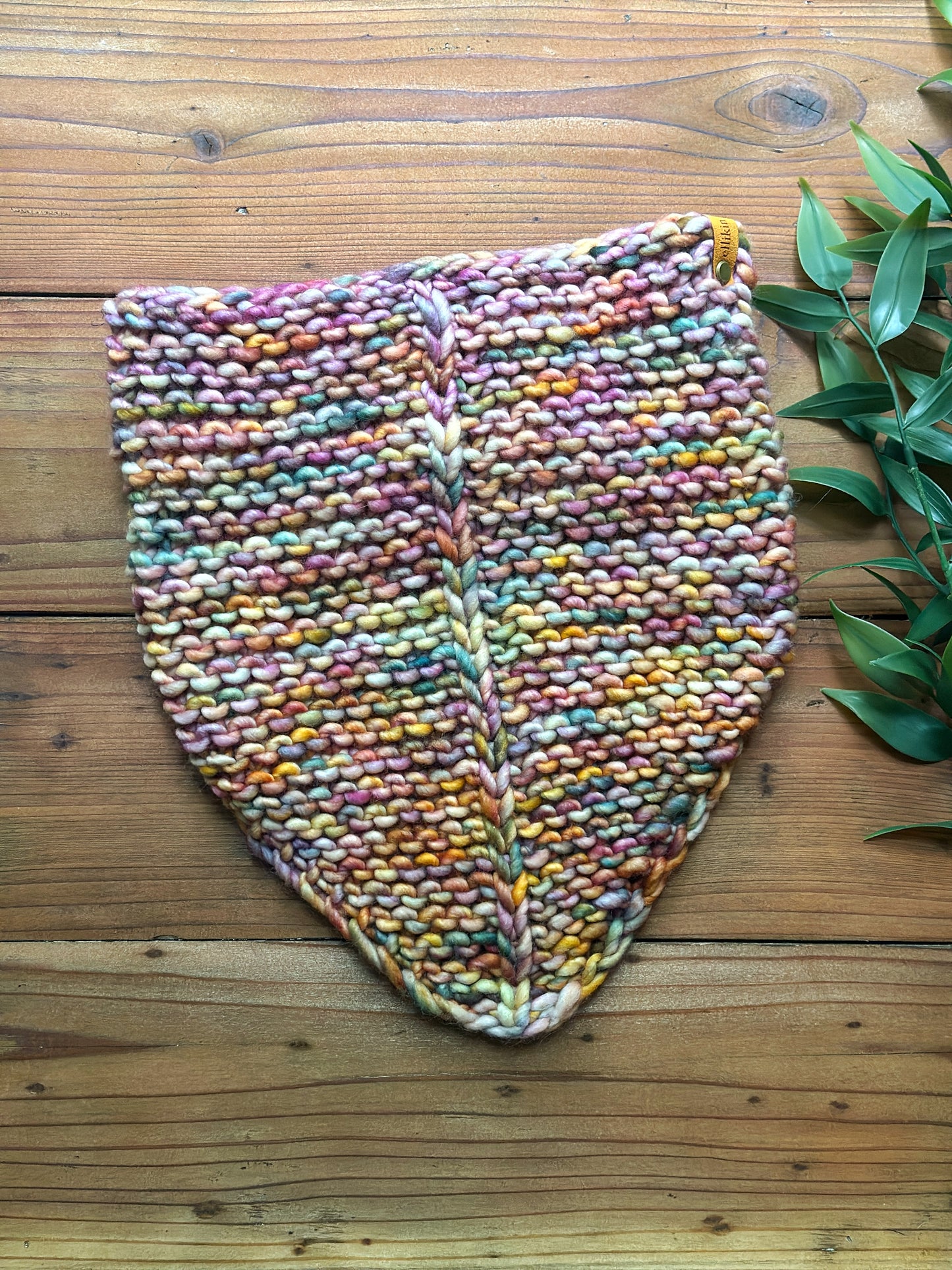Pamn Bandana Cowl in Dancing Leaves