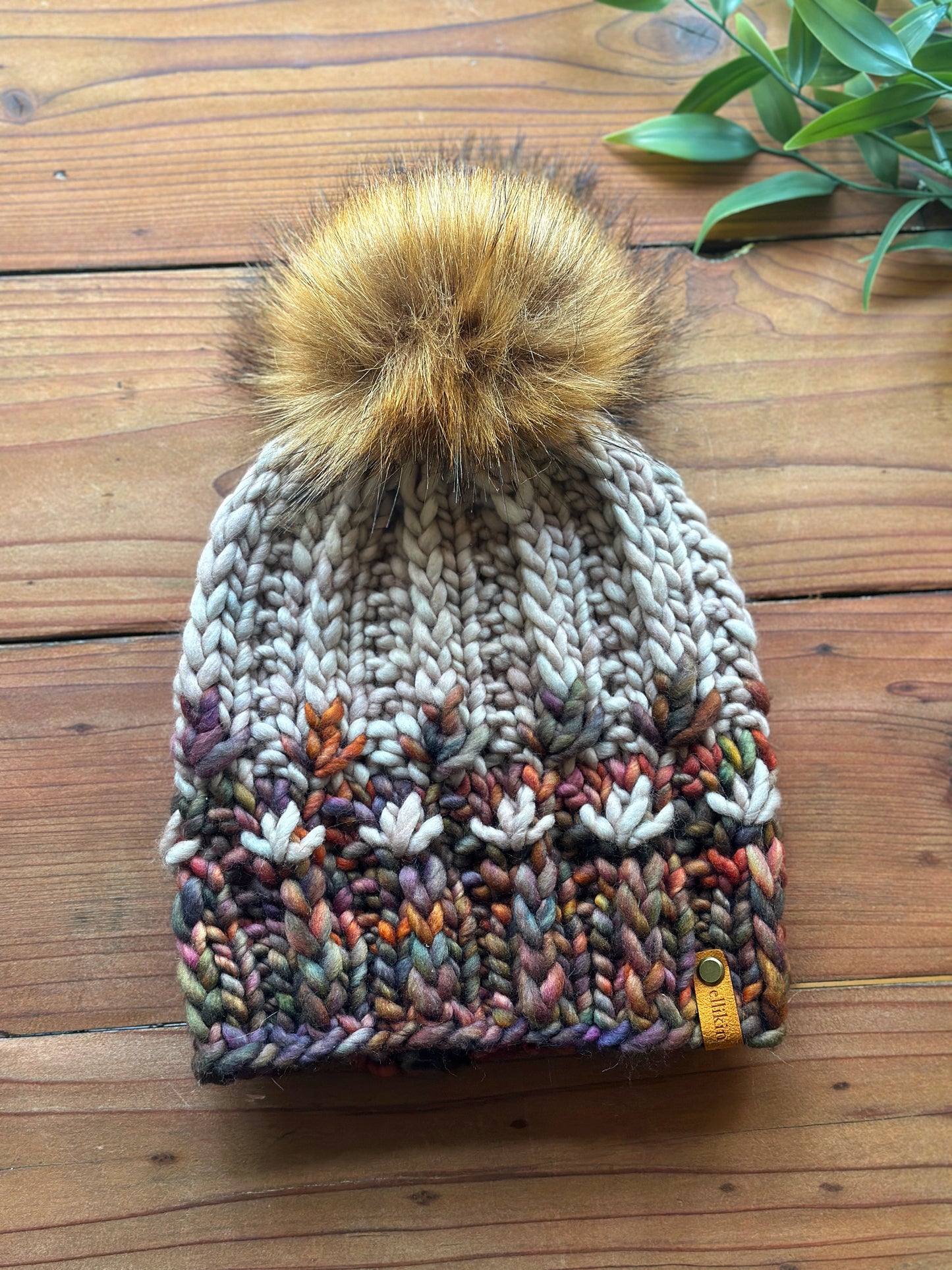 Mirror Pond Beanie in Piedras/Whole Grain