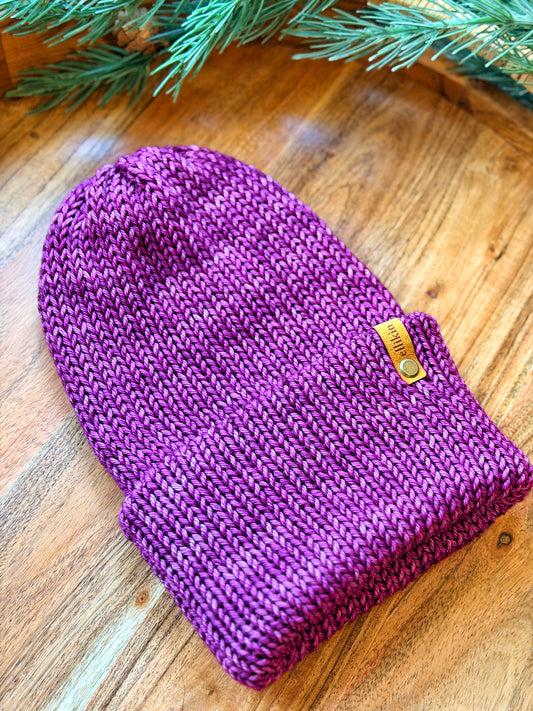 Campfire Beanie in Holly Hock
