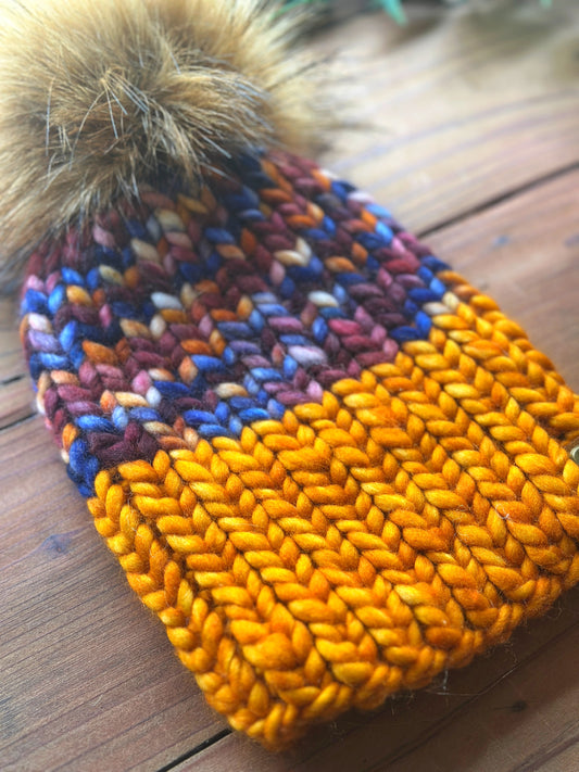 Nokhu Beanie in Sunset Multi