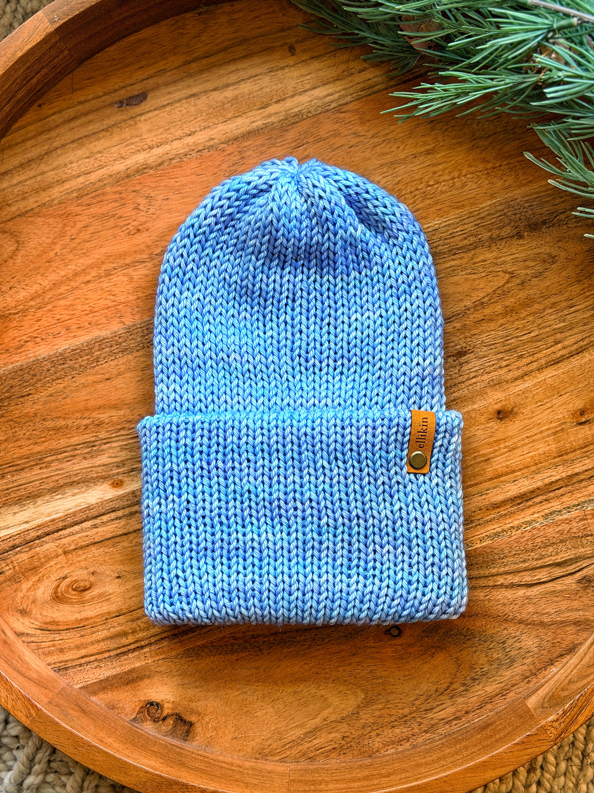 Campfire Beanie in Aquamarine