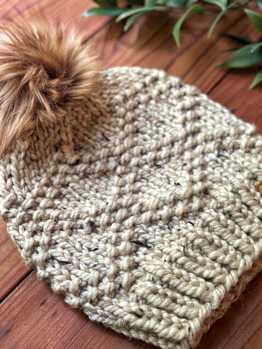 Etta Beanie in Oatmeal
