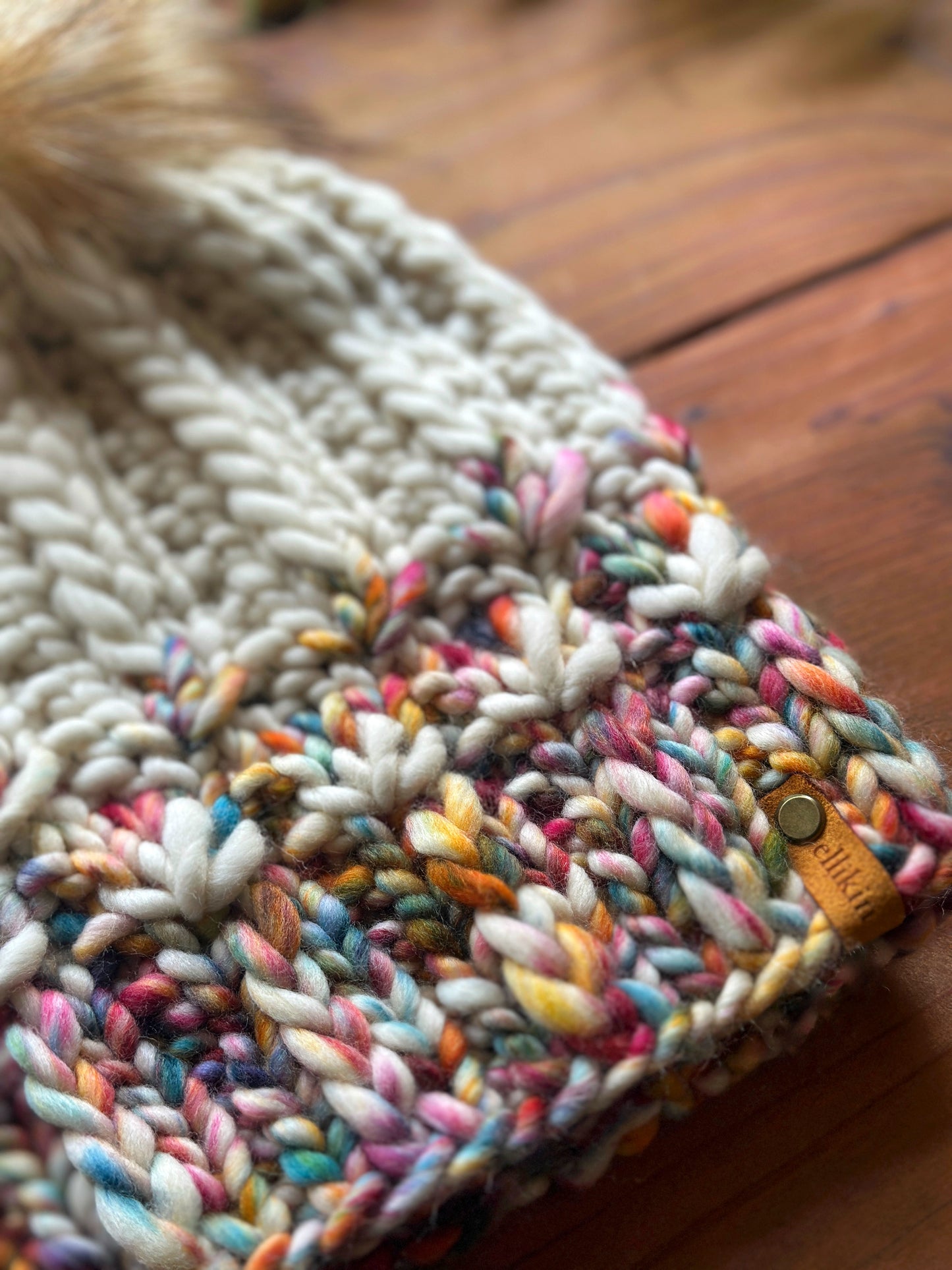 Mirror Pond Beanie in Molino/Natural