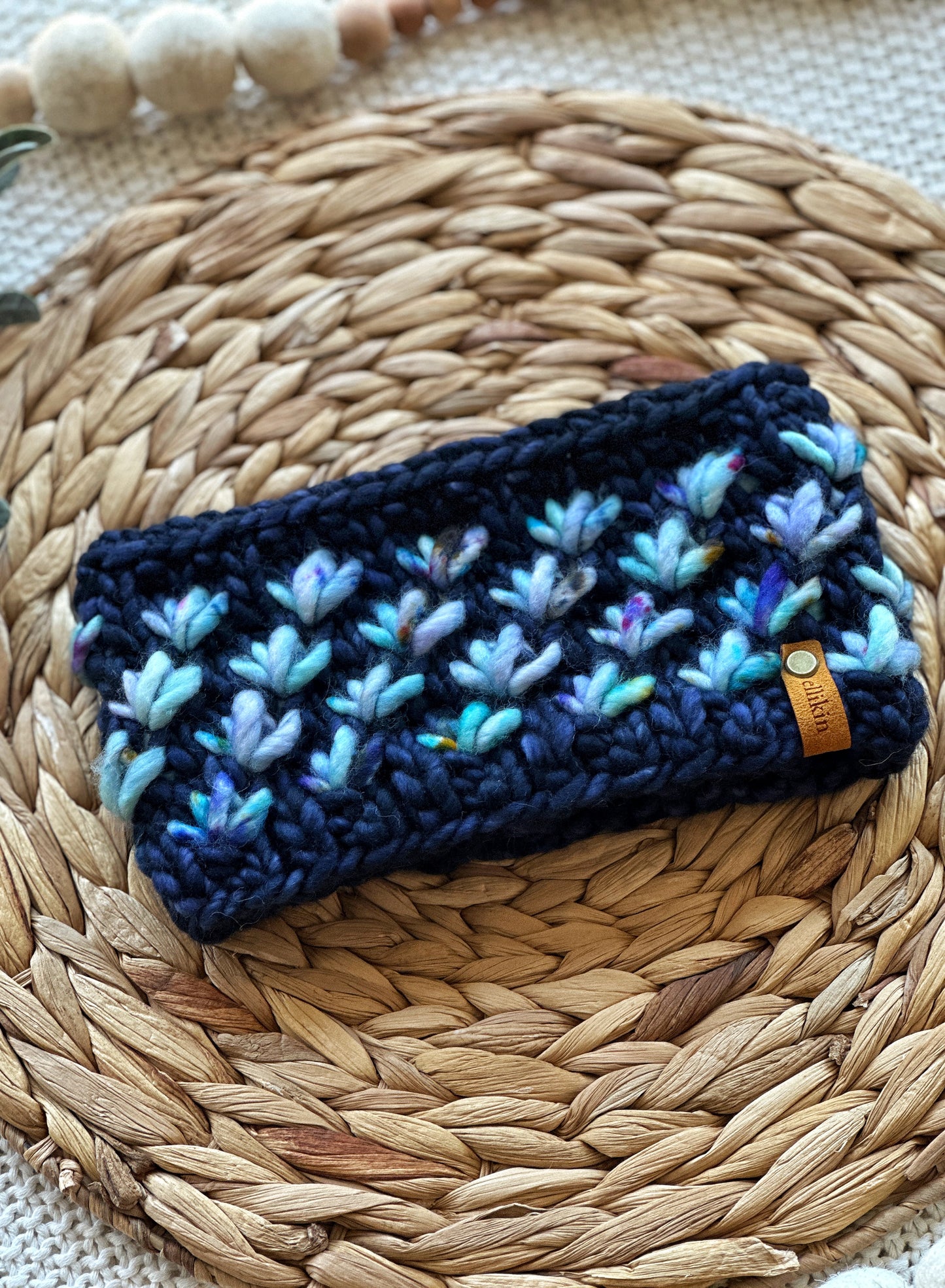 Lotus Flower Headband in Paris Night