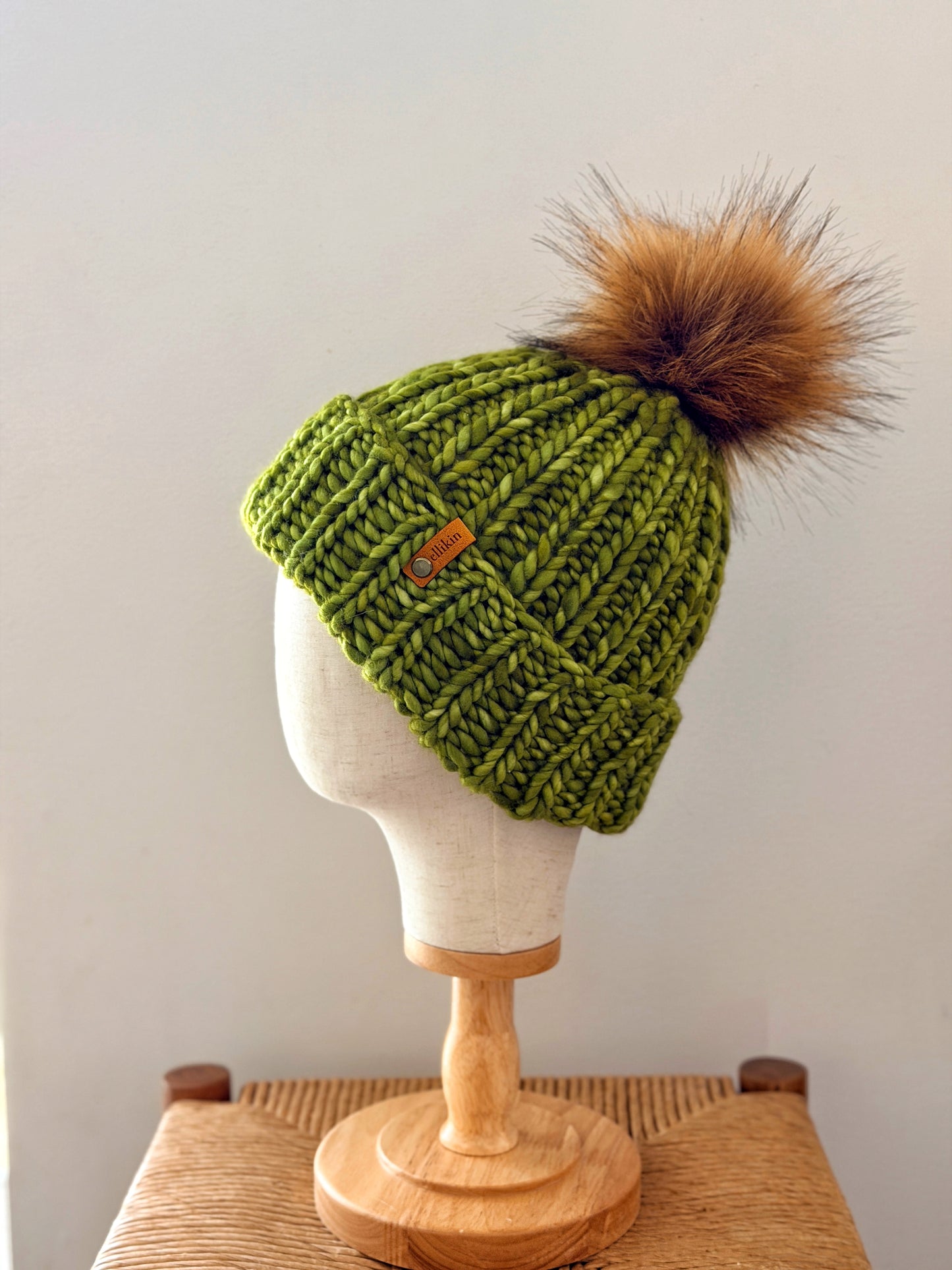 Lakeside Trail Beanie in Lettuce