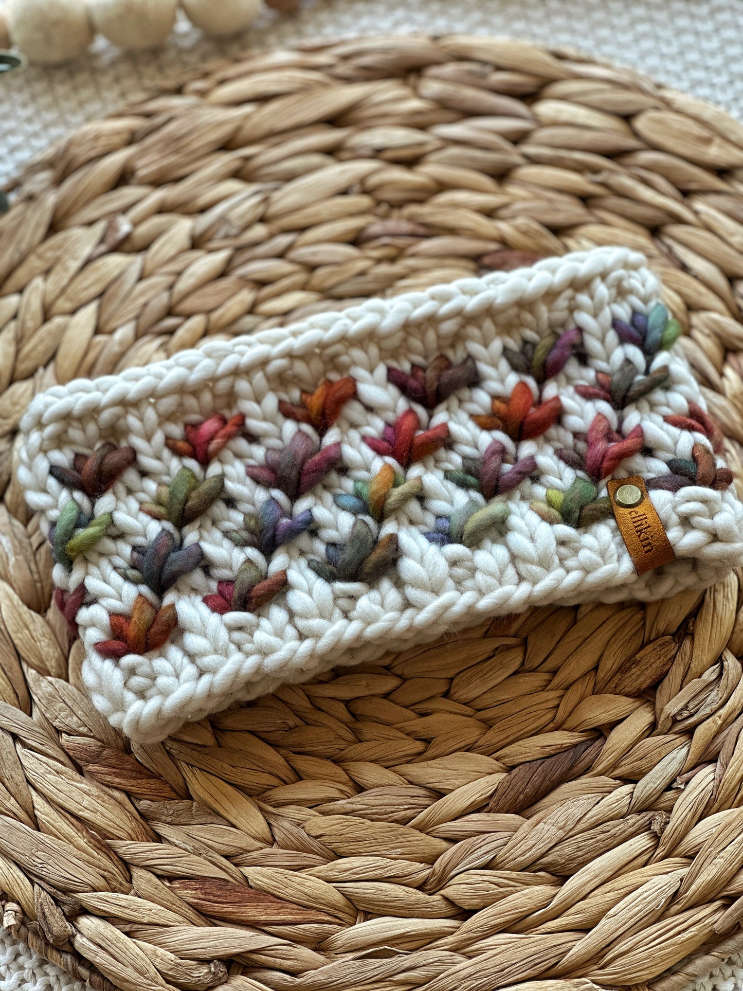 Lotus Flower Headband in Natural/Diana