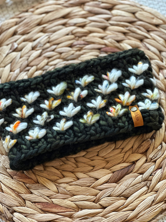Lotus Flower Headband in Olive