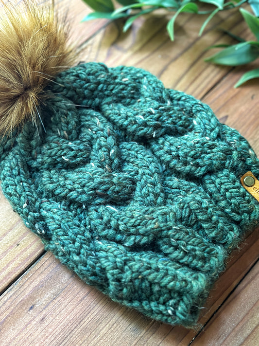 Monster Cables Beanie in Kale
