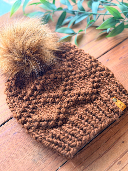 Etta Beanie in Gingerbread