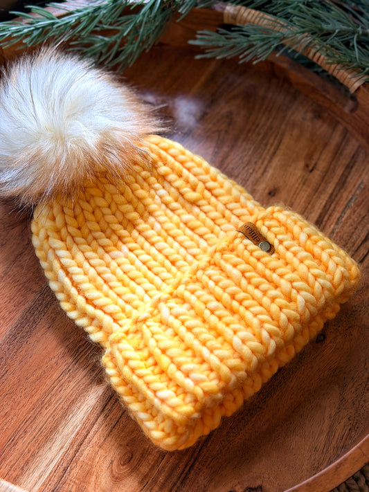 Lakeside Trail Beanie in Butter