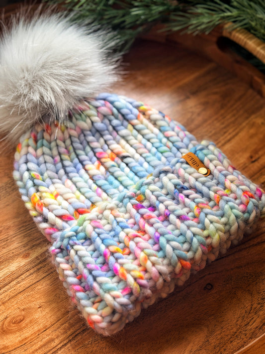 Lakeside Trail Beanie in Moonstone