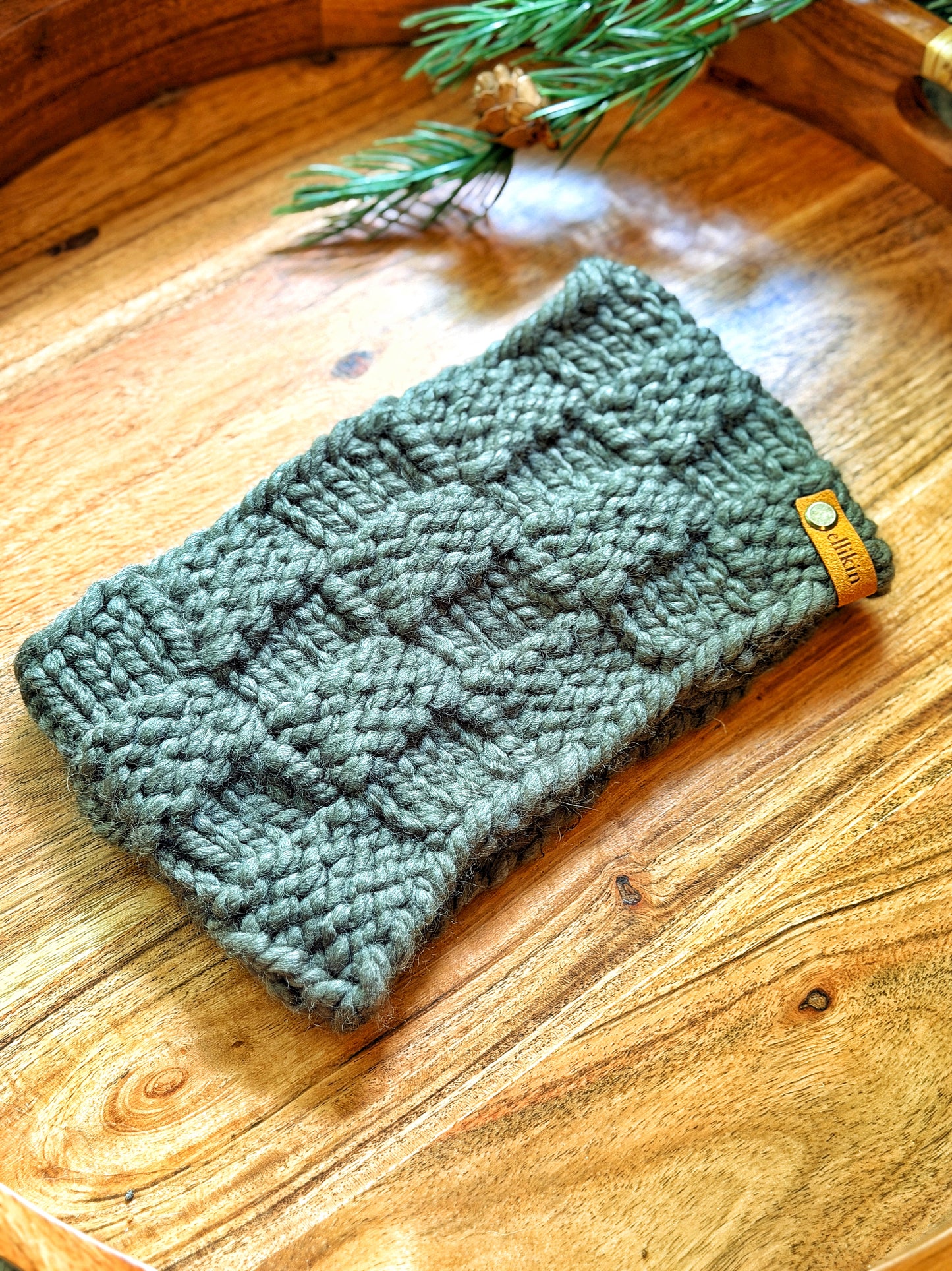 Riot Girl Headband in Seaweed