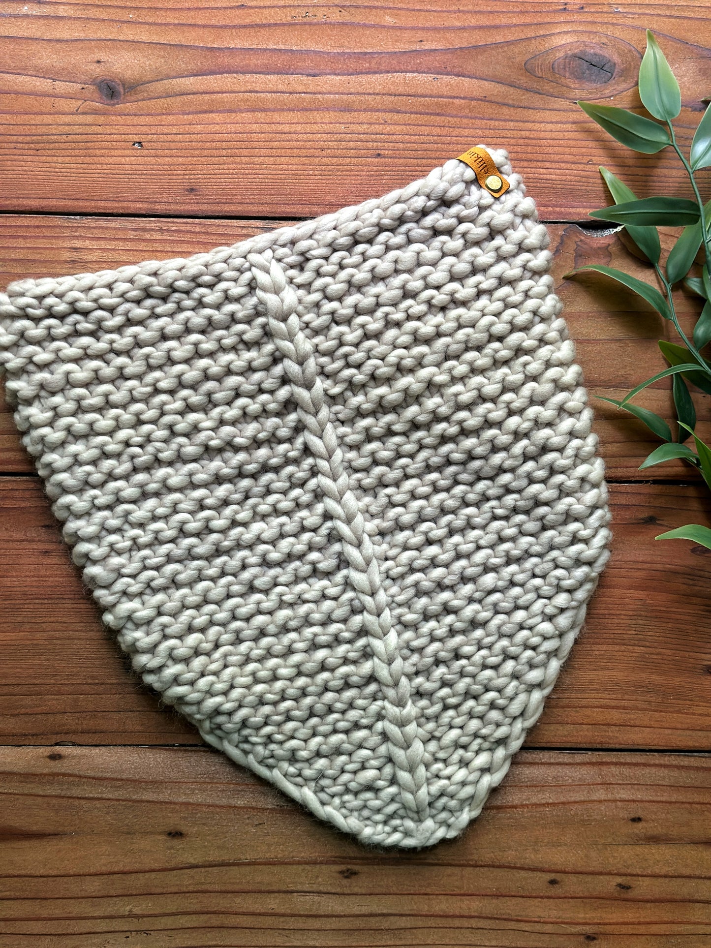 Pamn Bandana Cowl in Fog