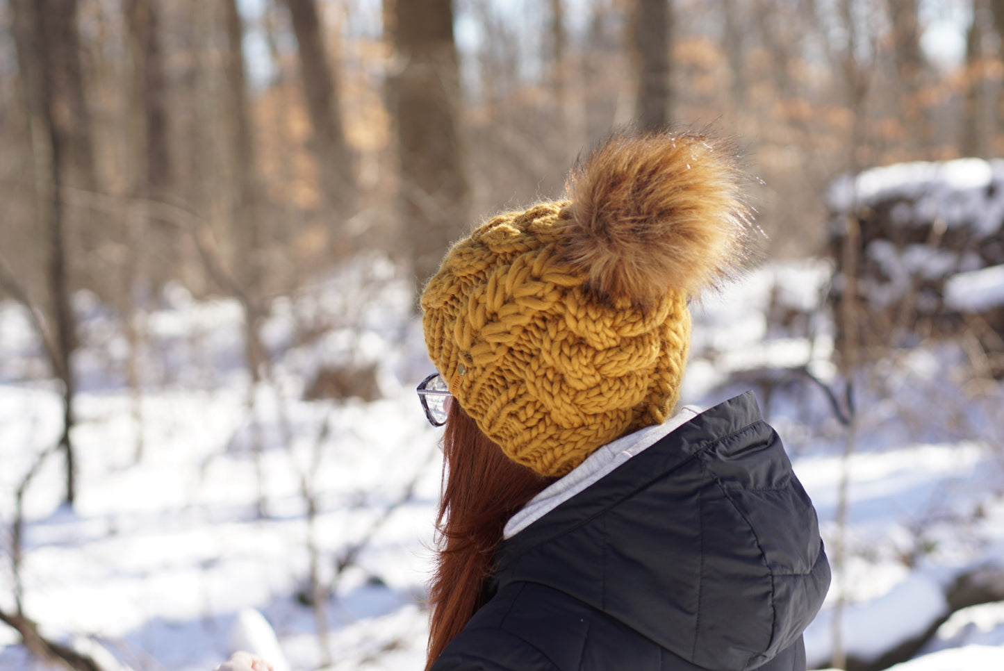 Ammil Beanie in Ochre