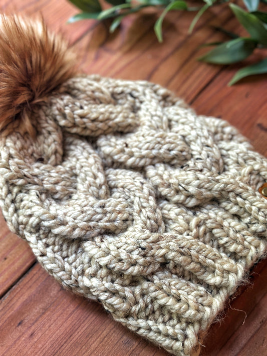 Monster Cables Beanie in Oatmeal