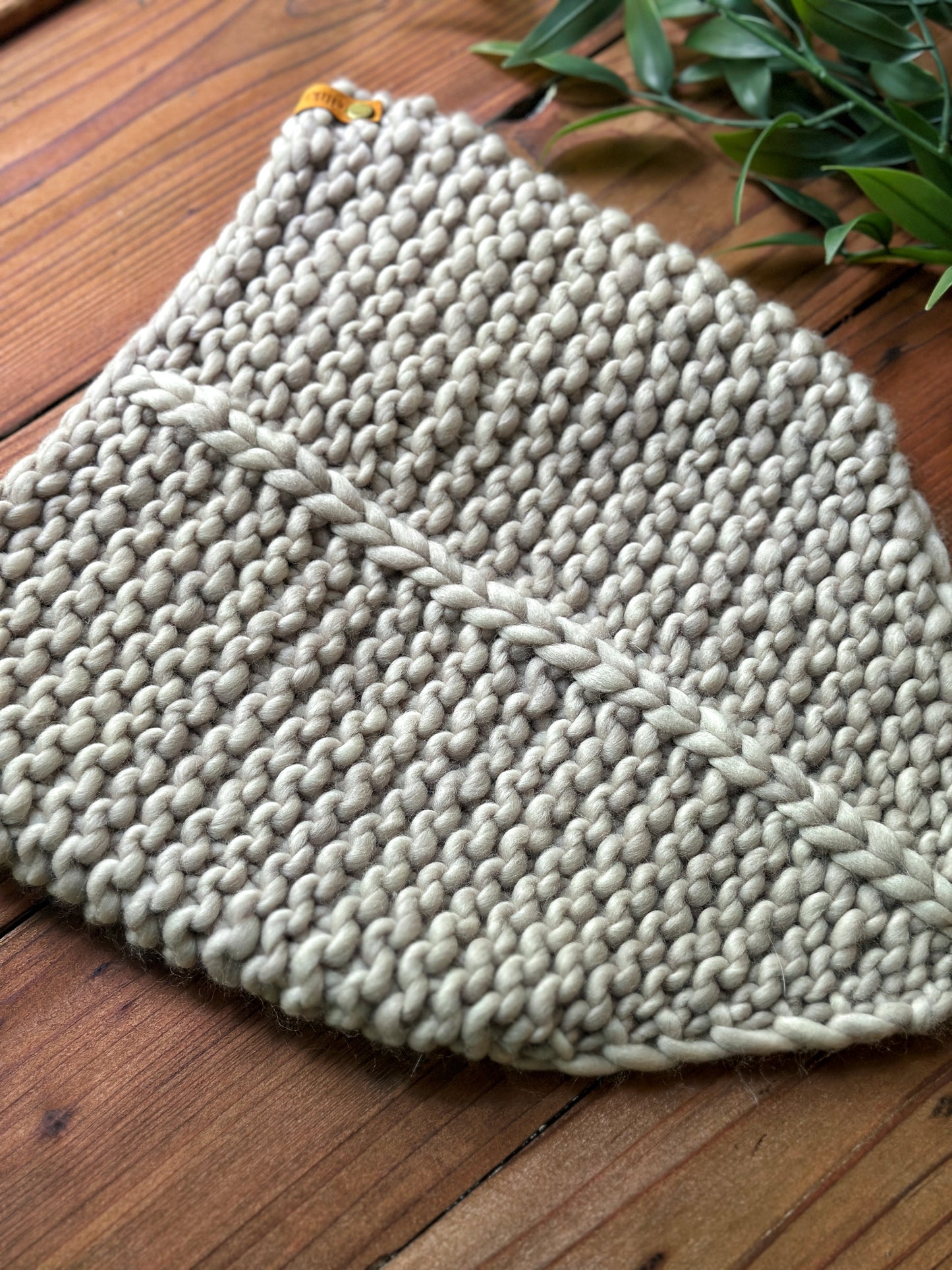 Pamn Bandana Cowl in Fog