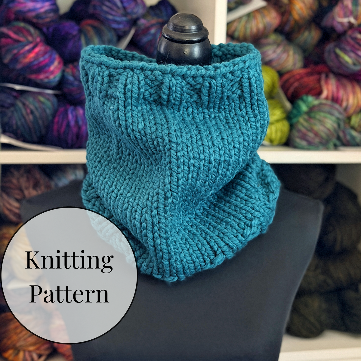 Alpine Trail Cowl Knitting Pattern