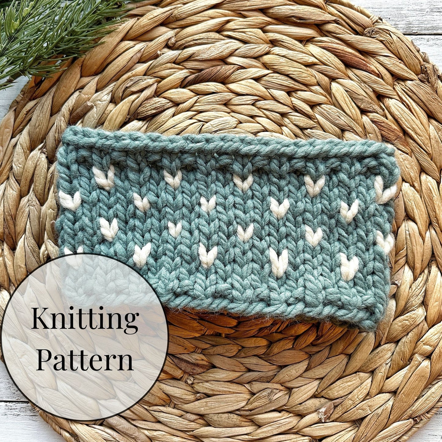 Little Hearts Headband Knitting Pattern