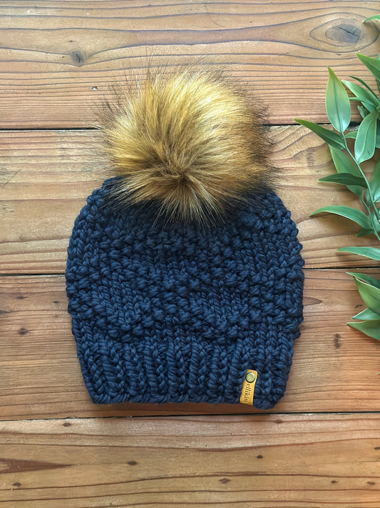 Etta Beanie in Navy
