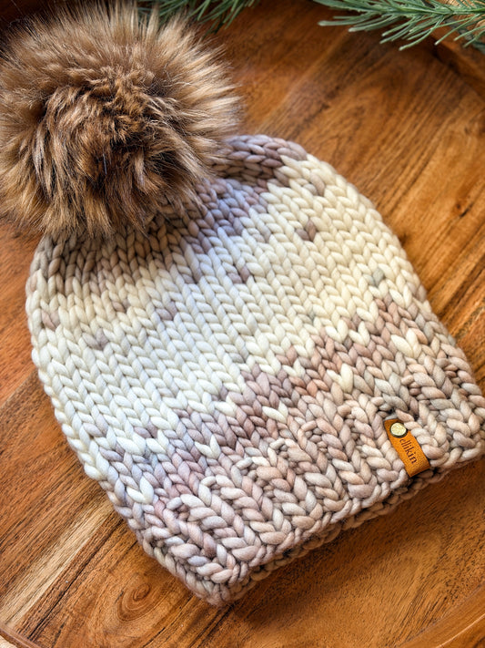 Winterfell Beanie in Whole Grain