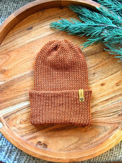 Campfire Beanie in Dulce de Leche