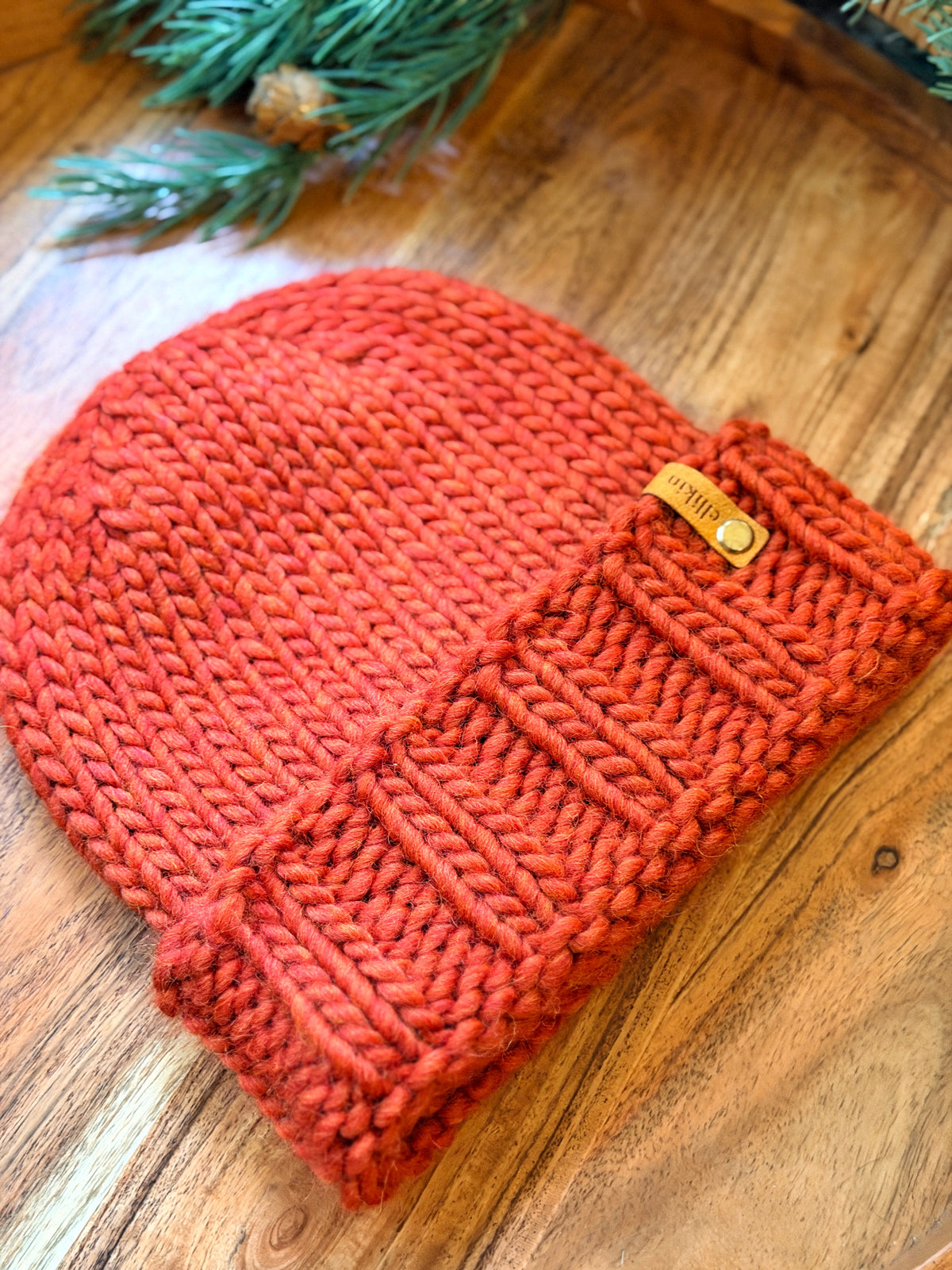 Alpine Trail Beanie in Rusted Roof