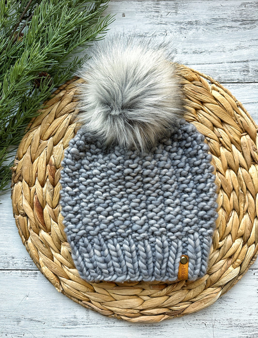 Beach Pebble Beanie in Cape Cod Gray