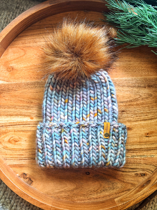 Lakeside Trail Beanie in Brain Freeze