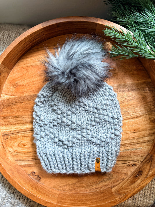 Etta Beanie in Sweatshirt Gray