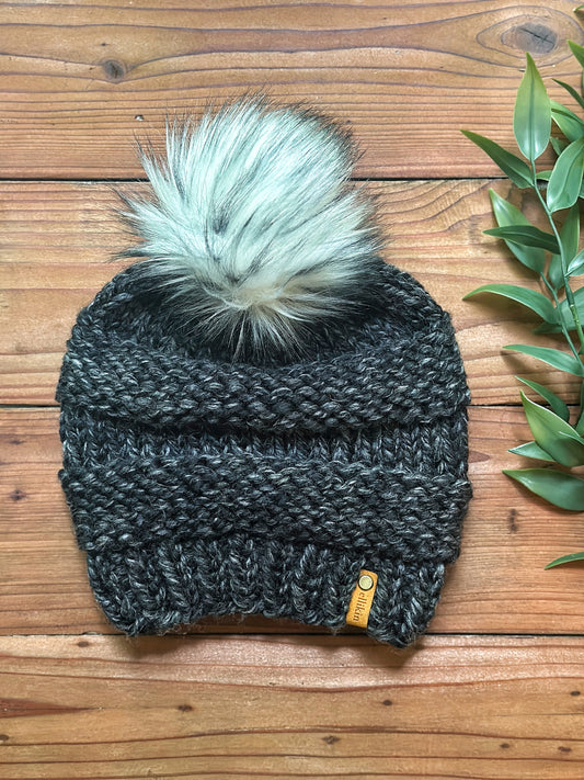 Lola Beanie in Charcoal