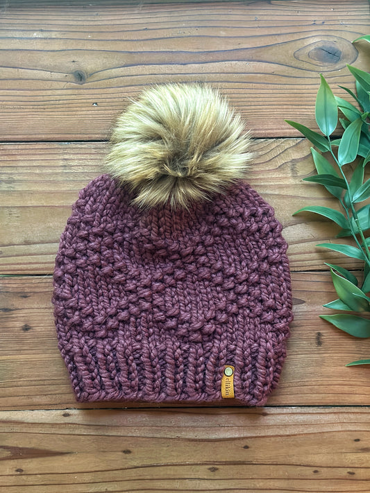 Etta Beanie in Fig