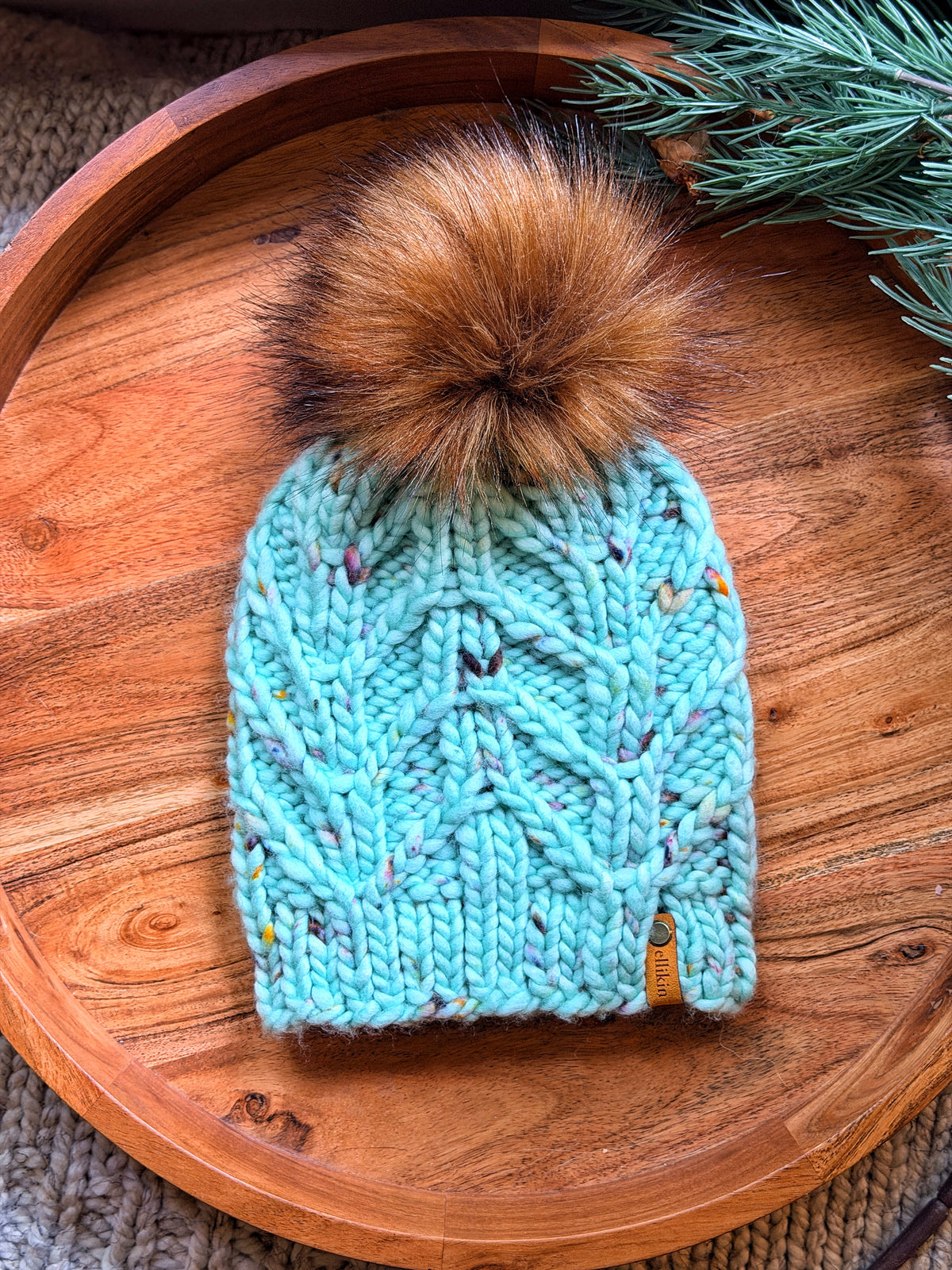 Frondescense Beanie in Pure Patina