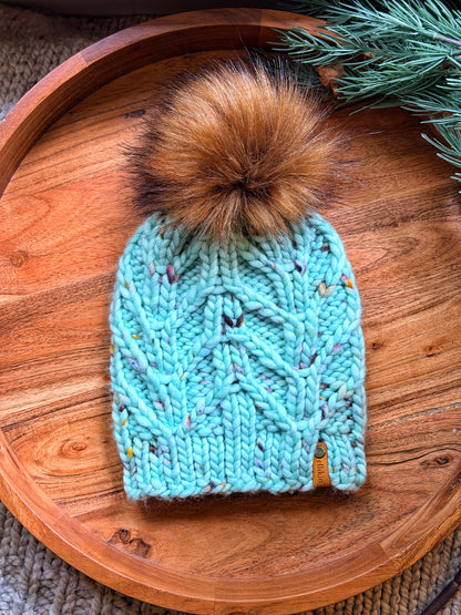 Frondescense Beanie in Pure Patina