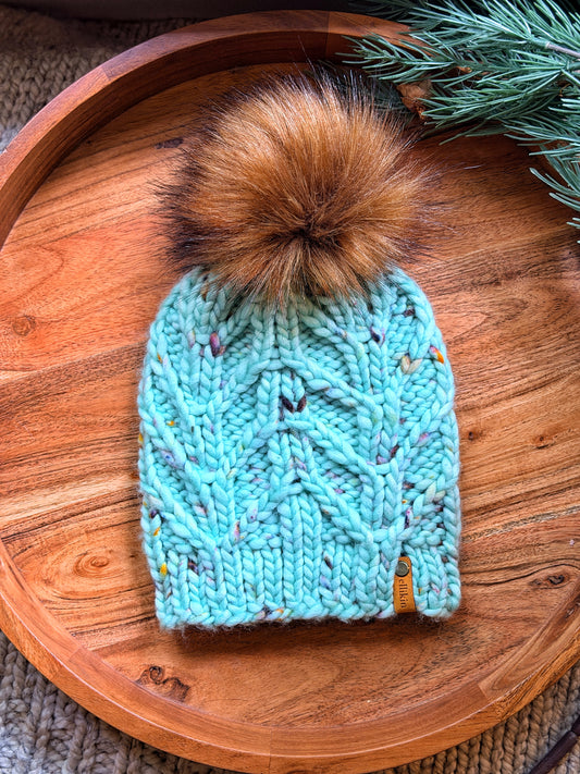 Frondescense Beanie in Pure Patina