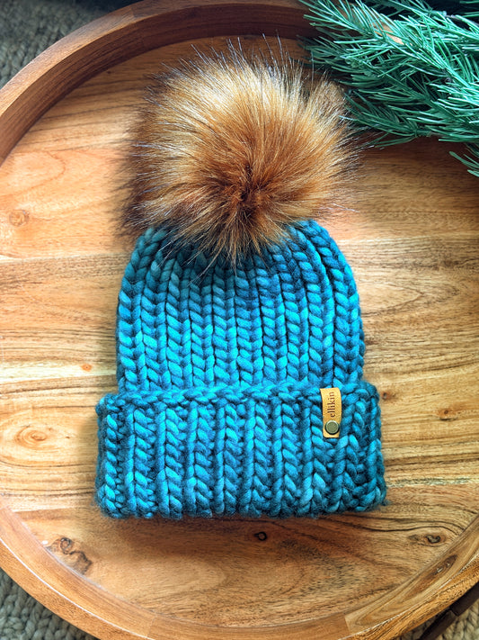 Lakeside Trail Beanie in Cedar