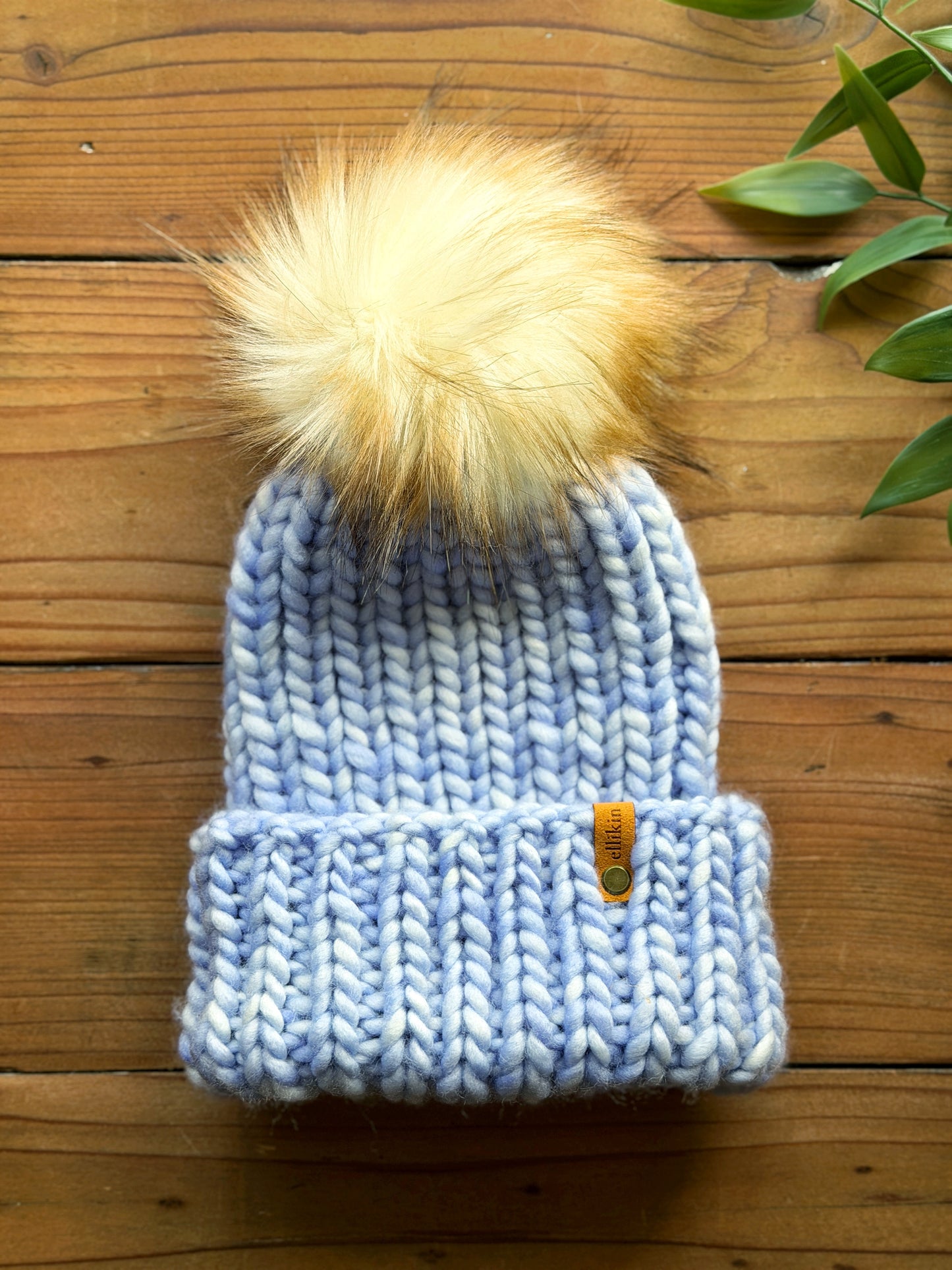 Lakeside Trail Beanie in Wisteria