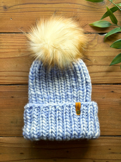 Lakeside Trail Beanie in Wisteria