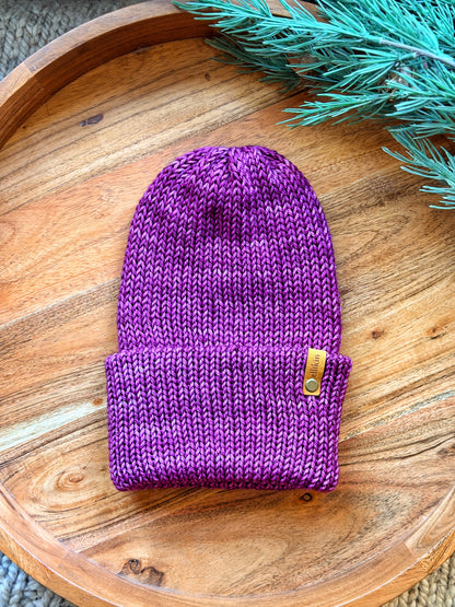 Campfire Beanie in Holly Hock