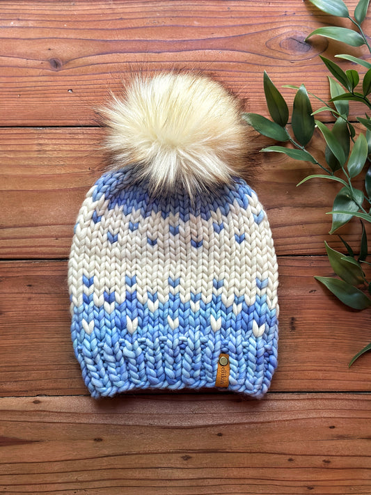 Winterfell Beanie in Aquamarine
